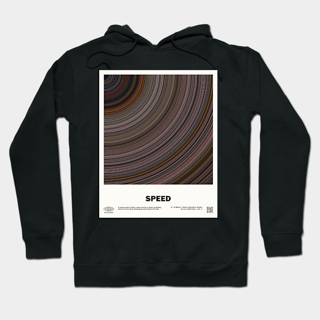 minimal_Speed Abstract Circular  Movie Hoodie by silver-light